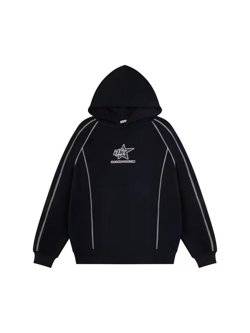 Contrast Stitch Tech Hoodie