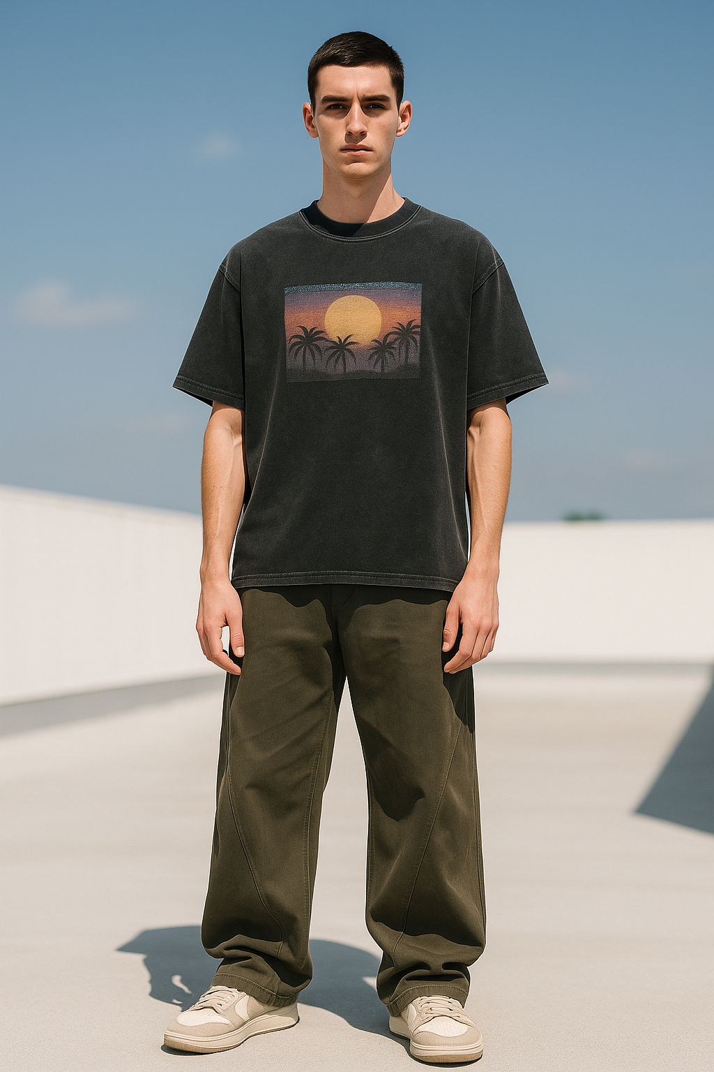 Sunset Mirage Washed Tee