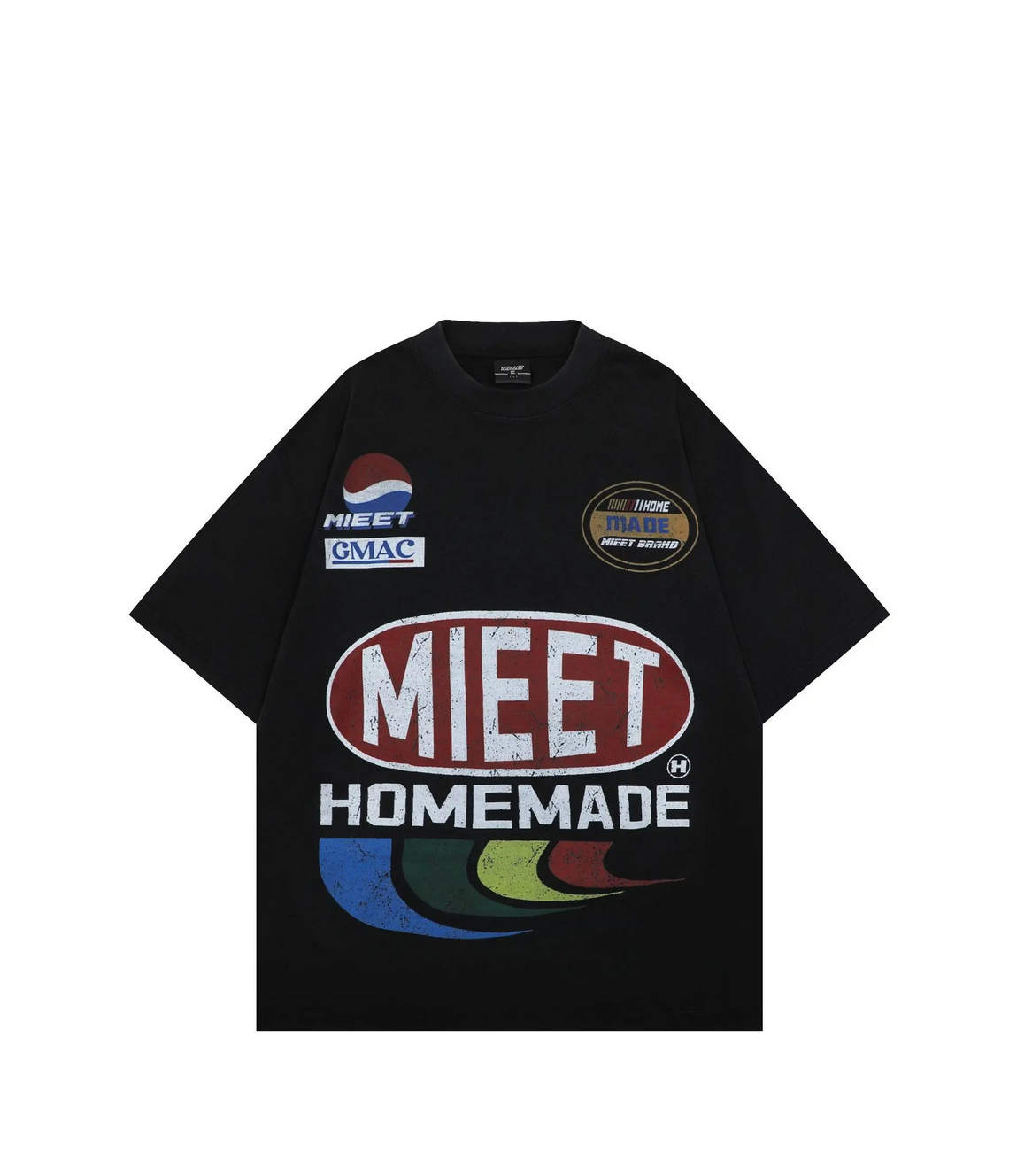 Retro Racing Team Oversized Tee