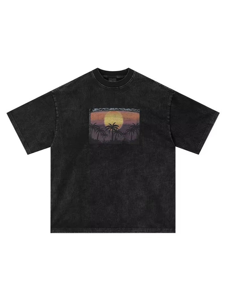 Sunset Mirage Washed Tee