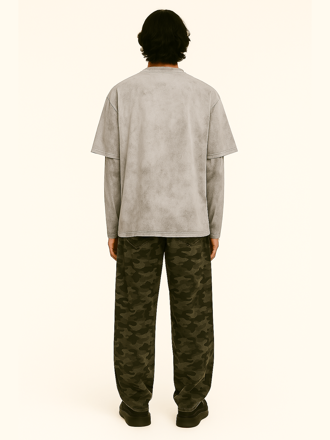 Abandoned Reality Distressed Oversized T-Shirt