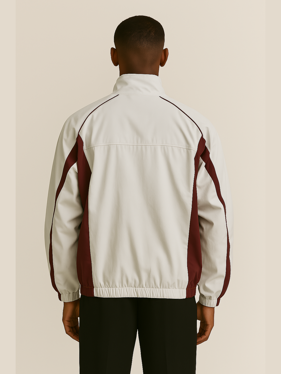 P520 “Athlete Division” Racing Jacket – Steel Blue / White Burgundy / Black White