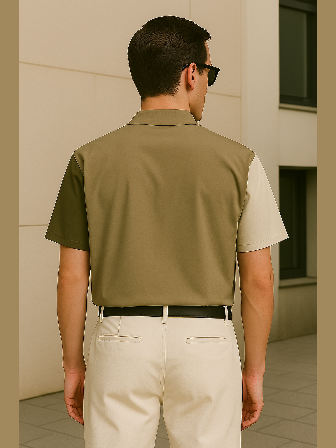 Contrast Panel Utility Polo