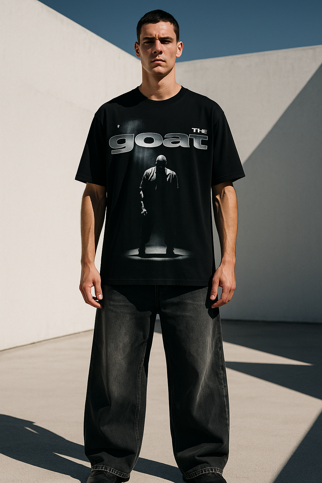 “THE GOAT” Spotlight Icon Tee