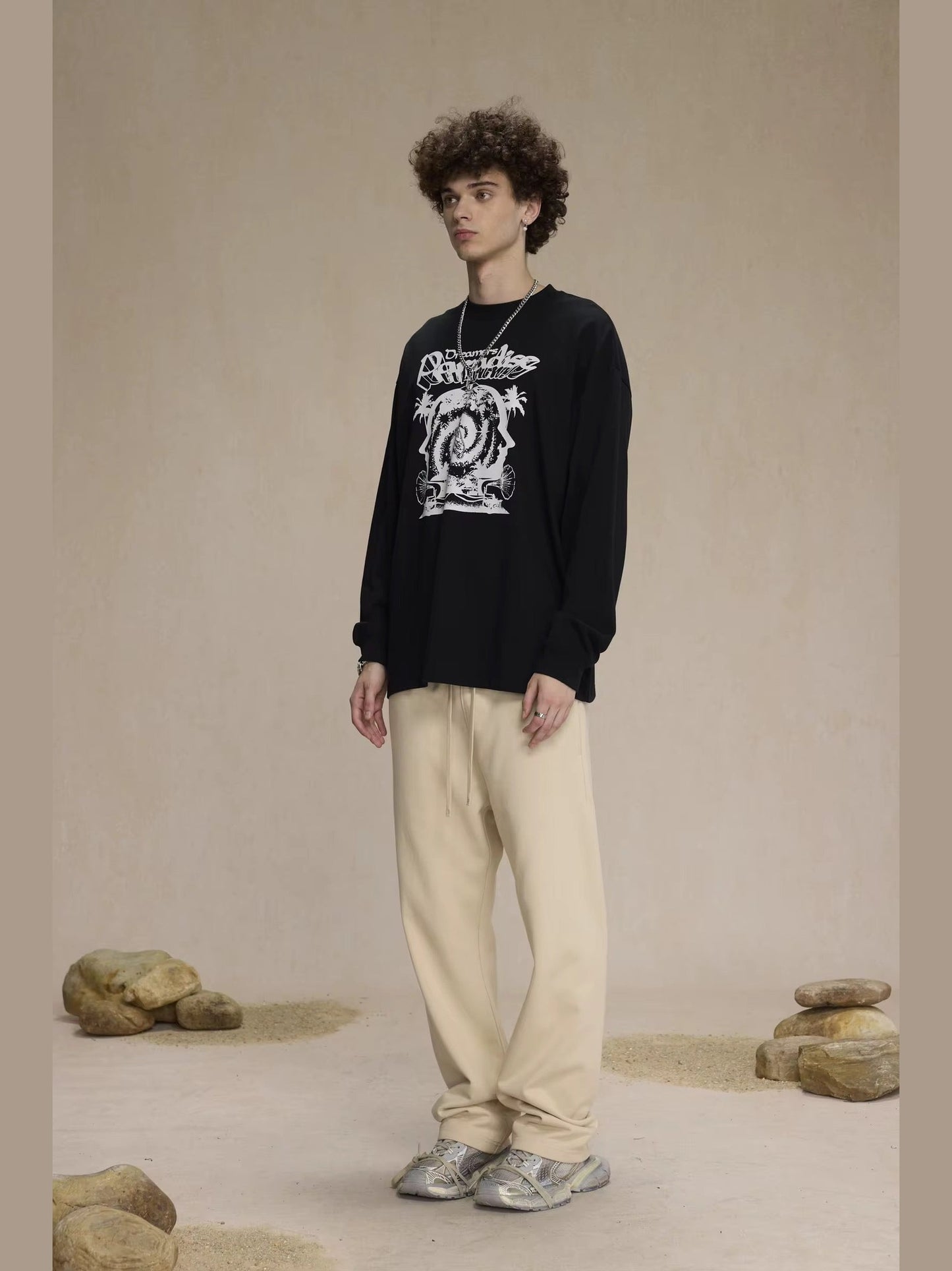 Dreamers Paradise Graphic Long Sleeve Tee