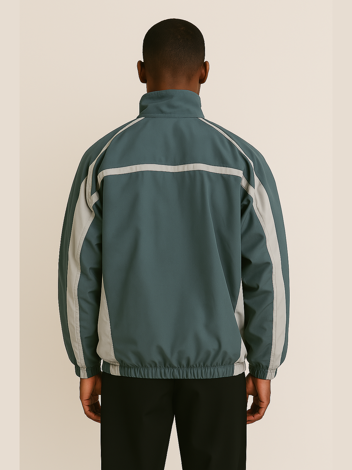 P520 “Athlete Division” Racing Jacket – Steel Blue / White Burgundy / Black White