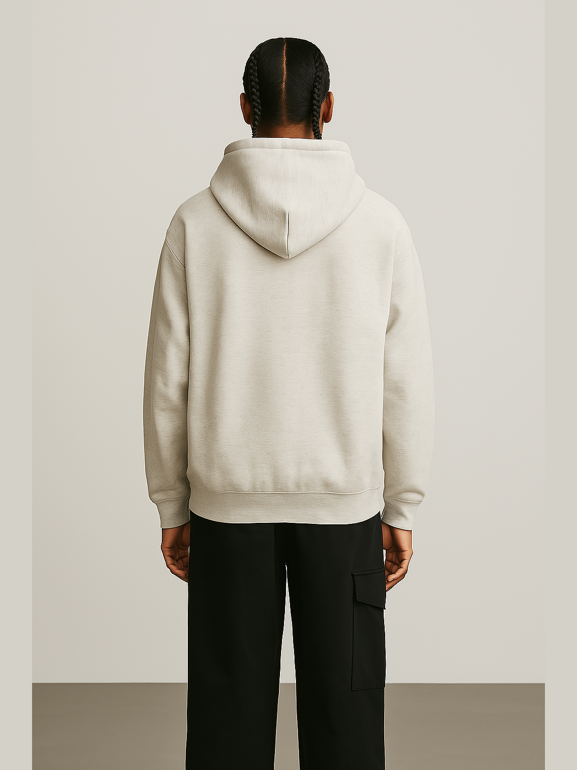 “Poetry Manifesto” Hoodie – Olive / Black / Heather Grey