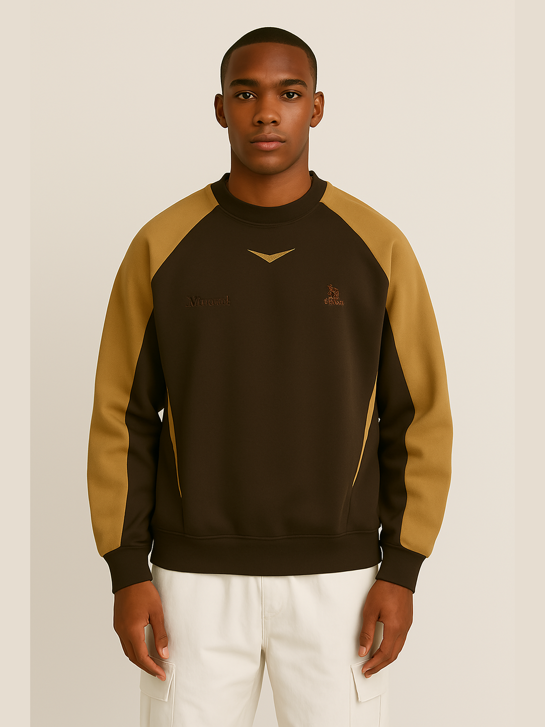 Retro Athletic Raglan Sweatshirt – Multi-Color Options