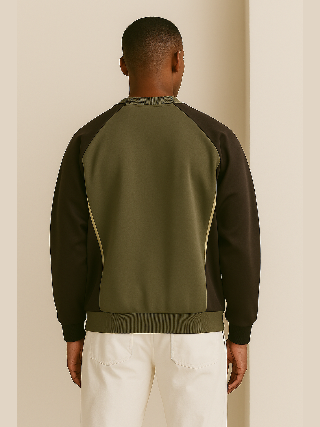 Retro Athletic Raglan Sweatshirt – Multi-Color Options