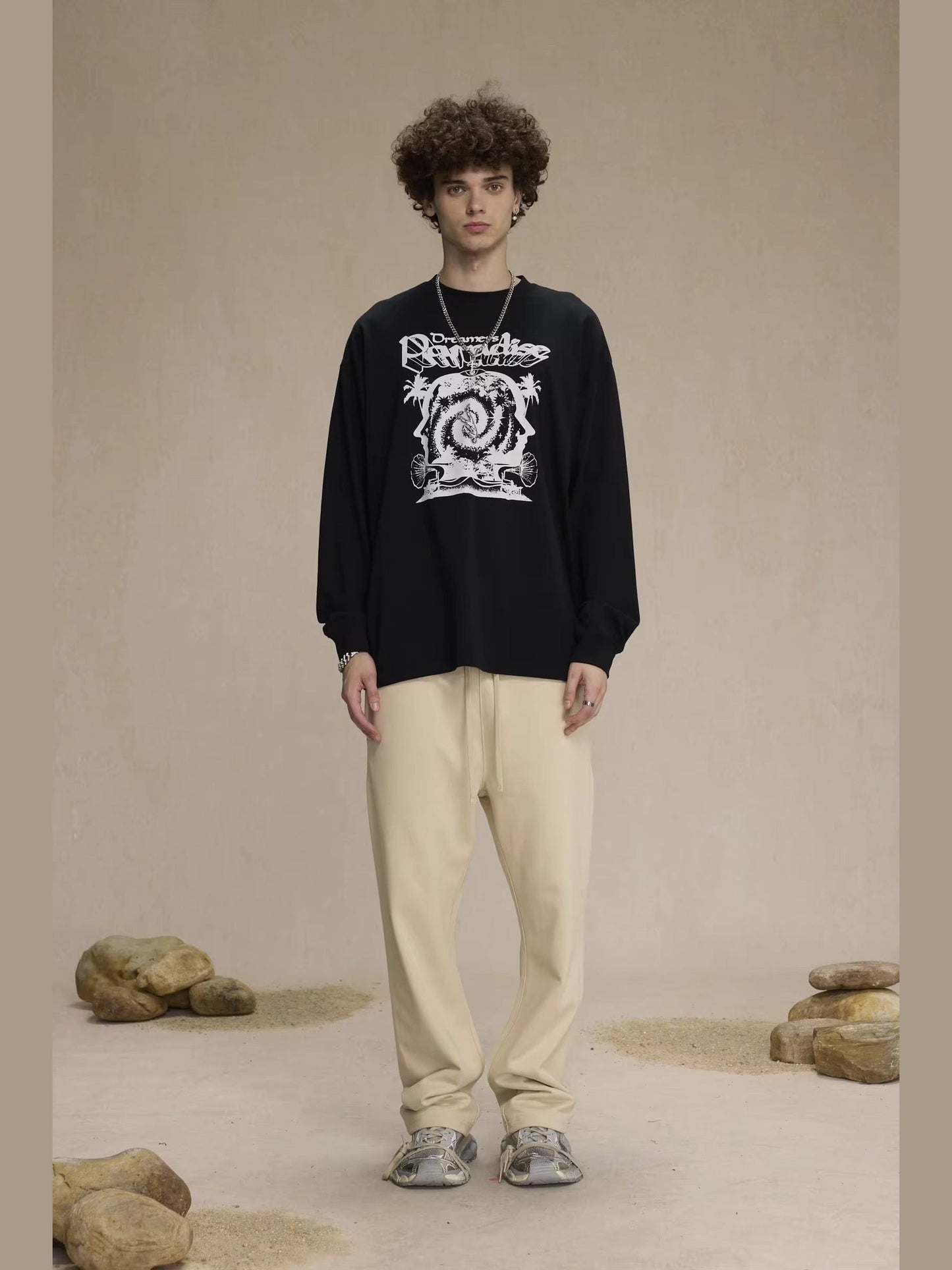 Dreamers Paradise Graphic Long Sleeve Tee