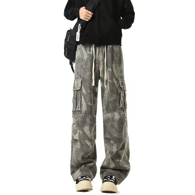 Abstract Utility Cargo Pants