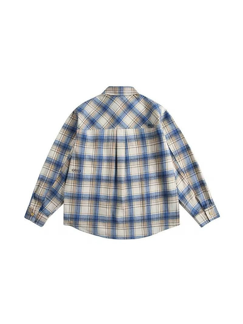 Vintage Oversized Plaid Shirt