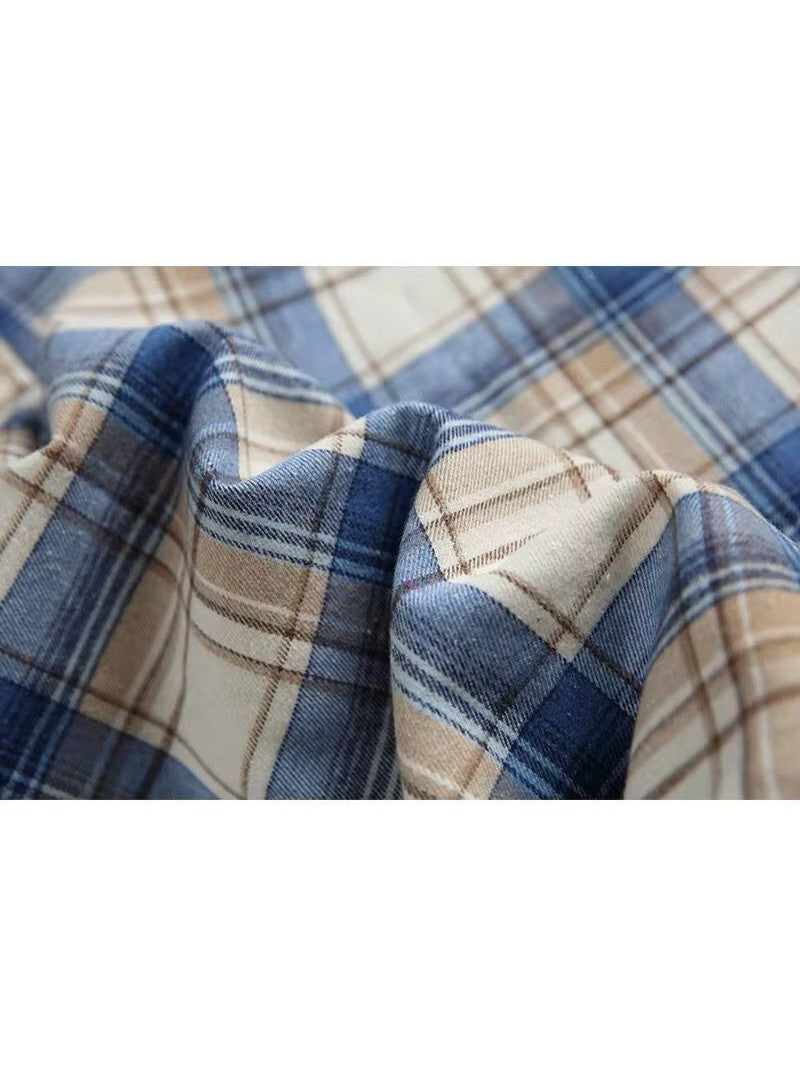 Vintage Oversized Plaid Shirt