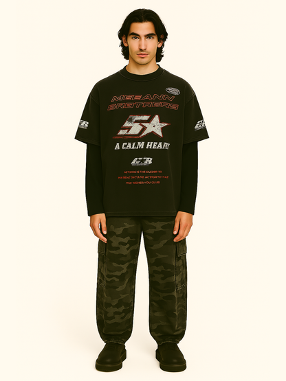 Abandoned Reality Distressed Oversized T-Shirt