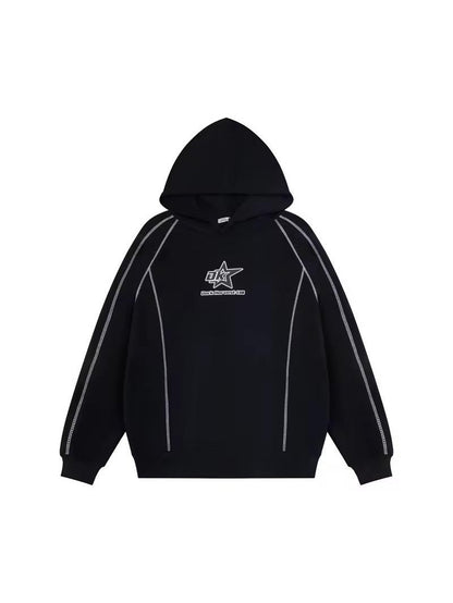 Contrast Stitch Tech Hoodie