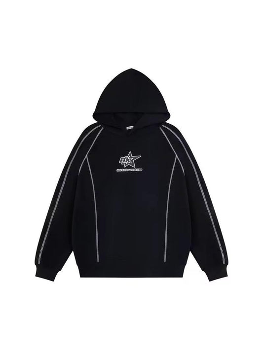 Contrast Stitch Tech Hoodie