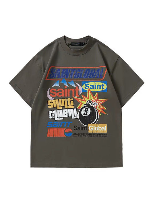 SaintGlobal™ Chaos Emblem Tee – Ash Bomb Edition