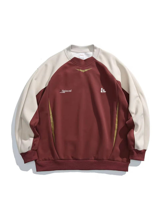 Retro Athletic Raglan Sweatshirt – Multi-Color Options