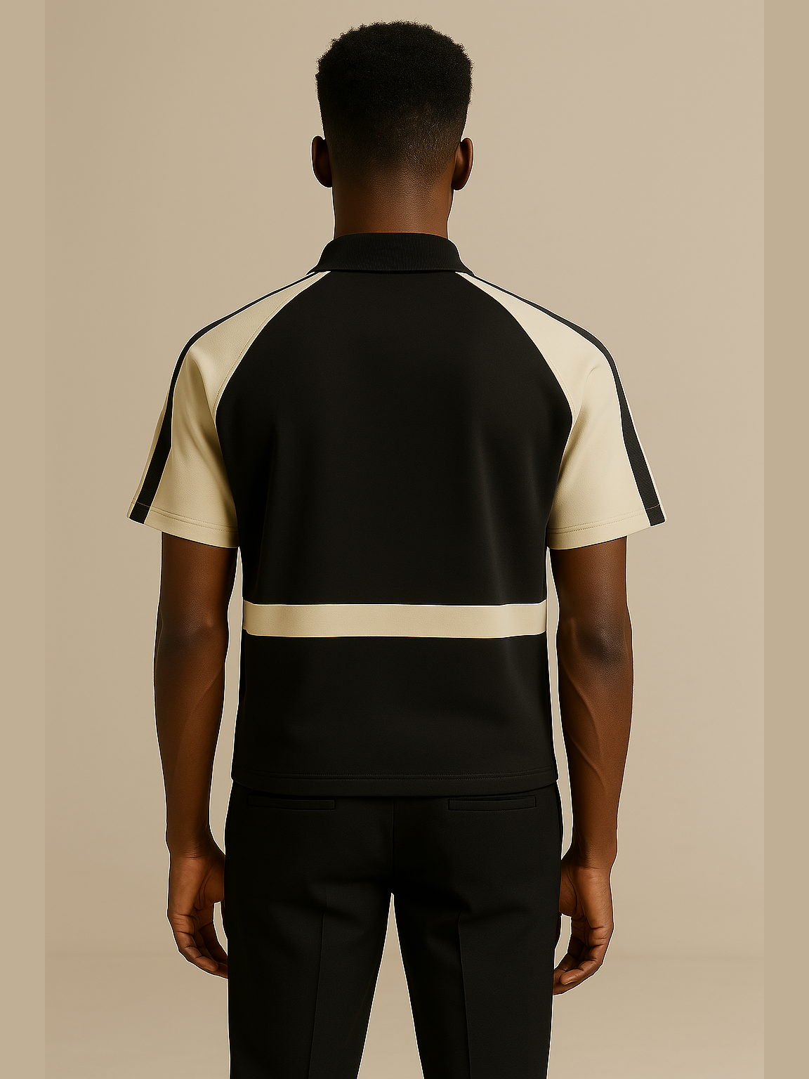 Spliced Contrast Polo