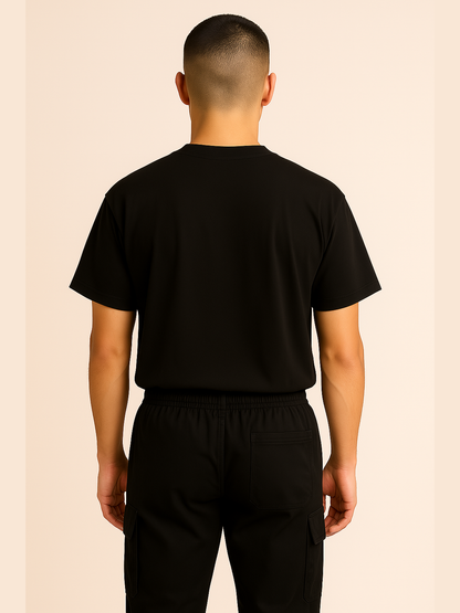 Floral Embroidered Pocket T-Shirt