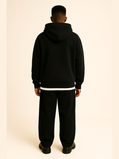 DREAMWAY Graphic Hoodie – Black Flame Edition