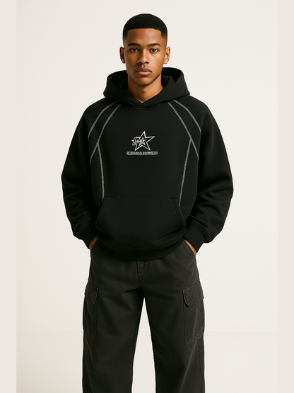 Contrast Stitch Tech Hoodie
