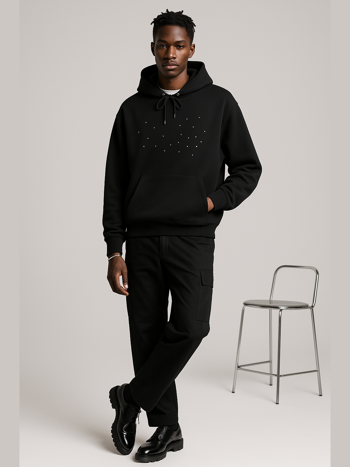 Studded Night Hoodie