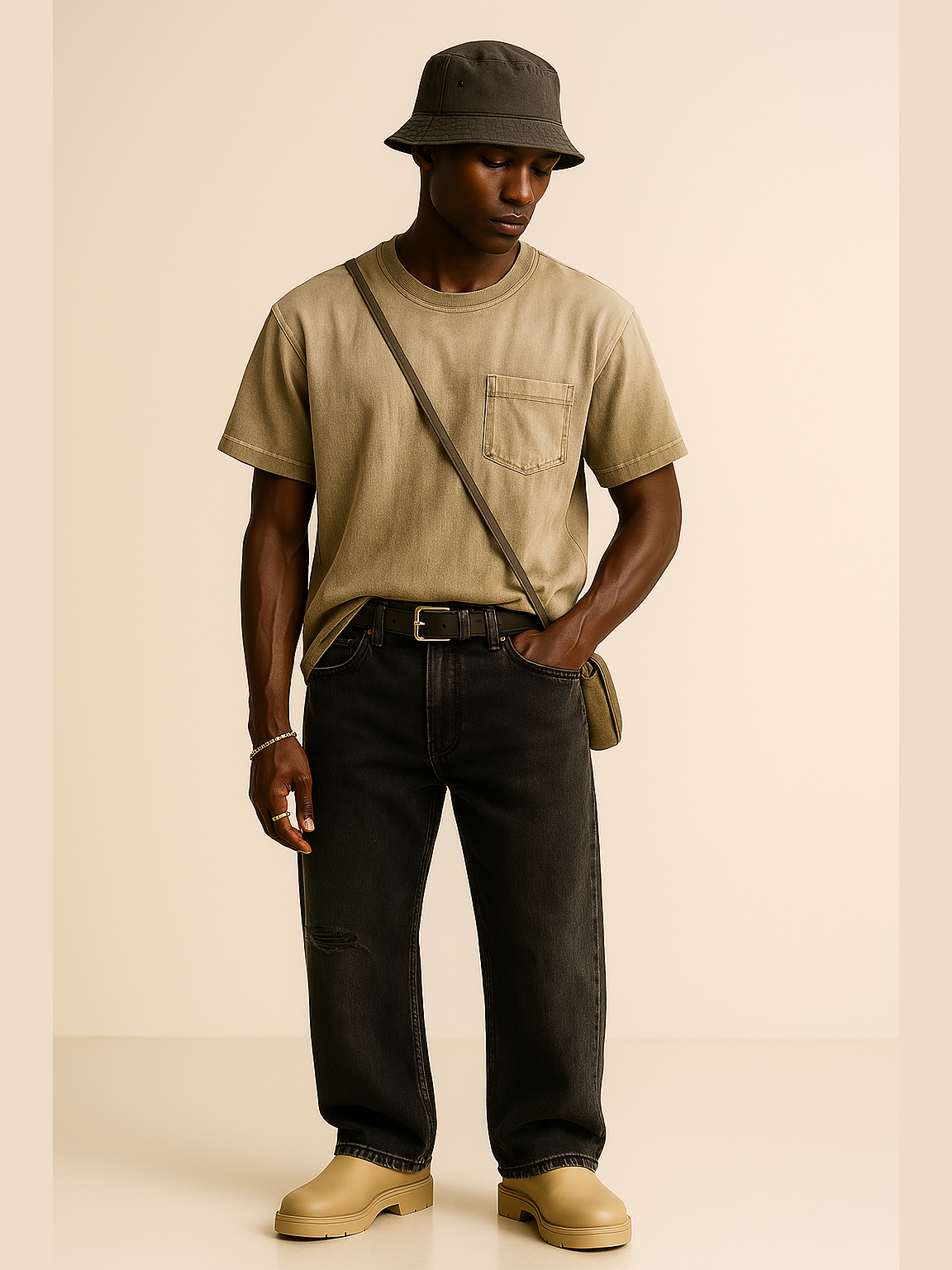 Sun-Faded Oversized Tee
