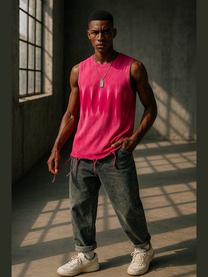 Washed Cut-Off Tee