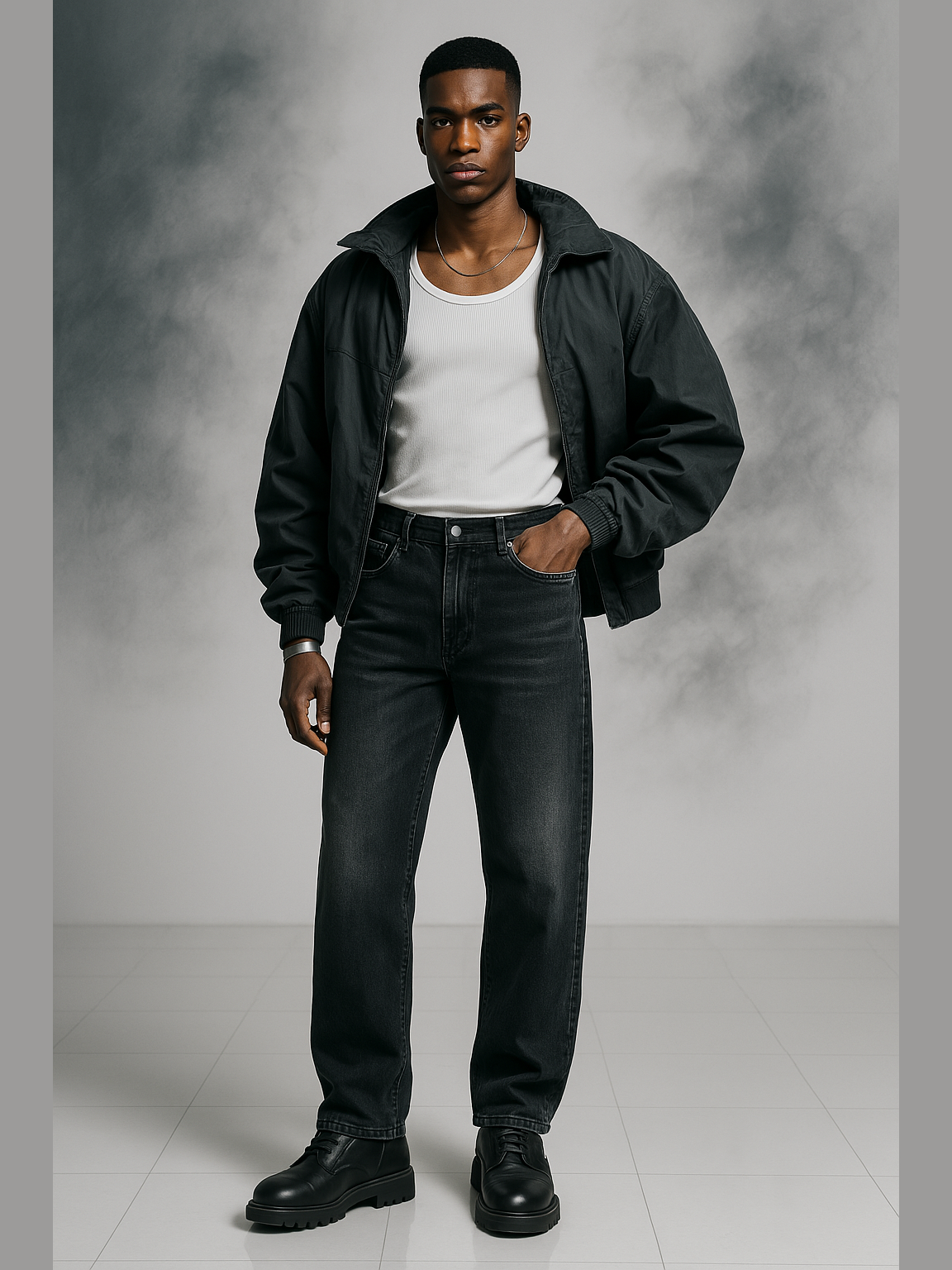 Shadow Washed Denim Jeans