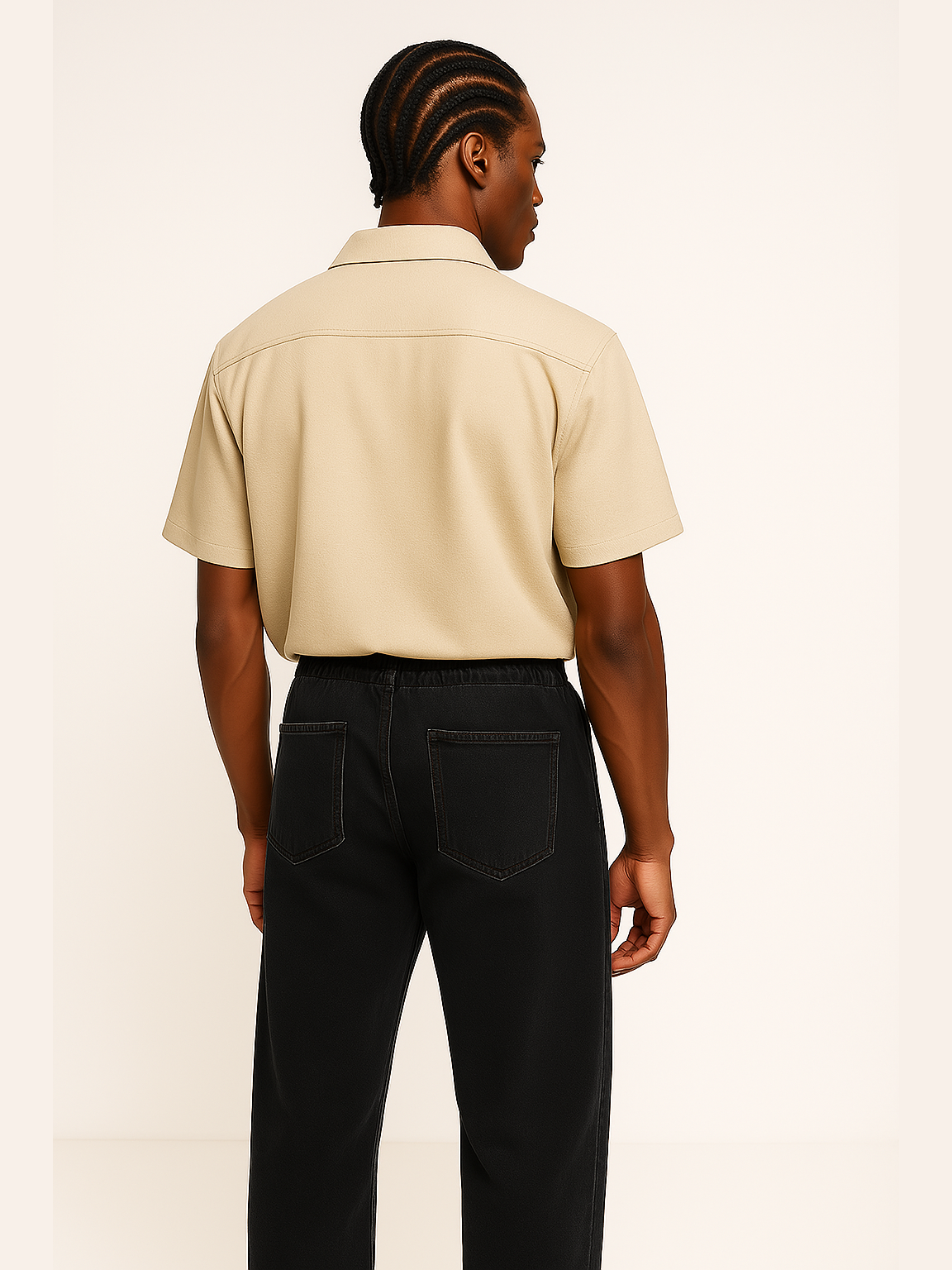 Stone Washed Relaxed Bottoms