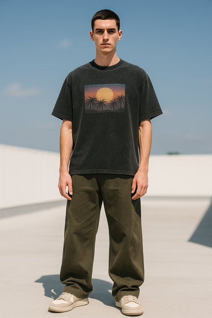 Sunset Mirage Washed Tee