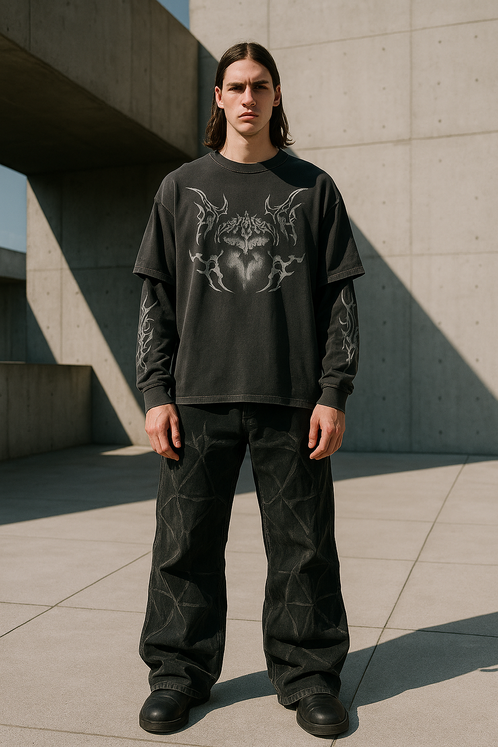 Infernal Sigil Long Sleeve Tee