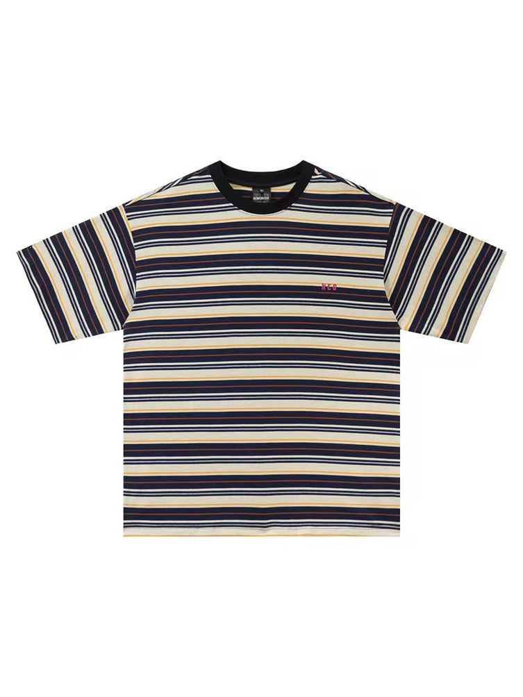 Retro Horizon Striped Tee