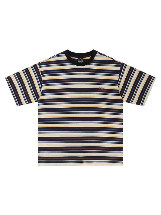 Retro Horizon Striped Tee