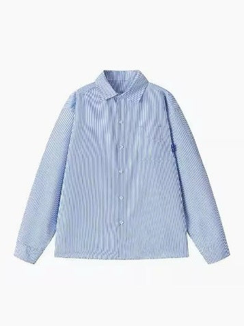 Relaxed Poplin Button-Up