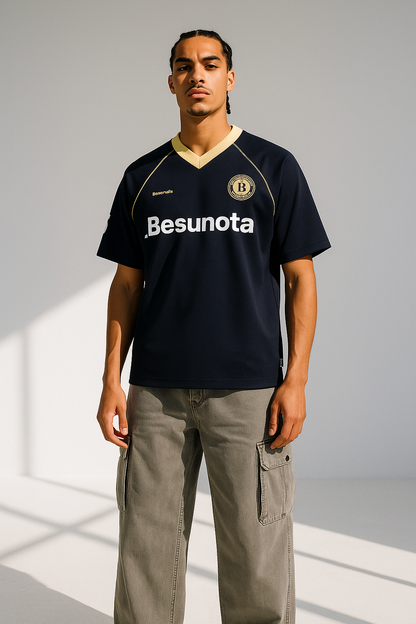 Besunota Retro Varsity Football Jersey