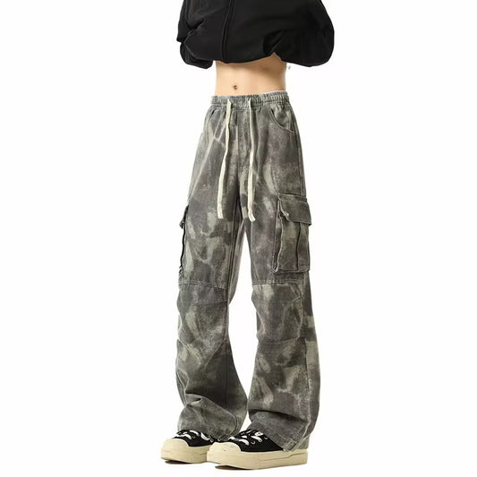 Abstract Utility Cargo Pants