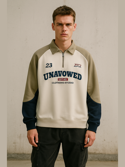 Retro Varsity Quarter-Zip Sweatshirt
