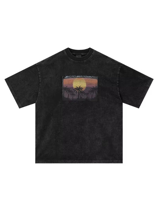 Sunset Mirage Washed Tee