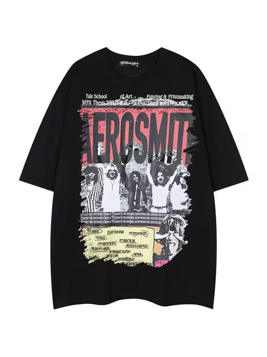 Aerosmit Vintage Rock Poster Tee