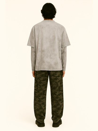 Abandoned Reality Distressed Oversized T-Shirt