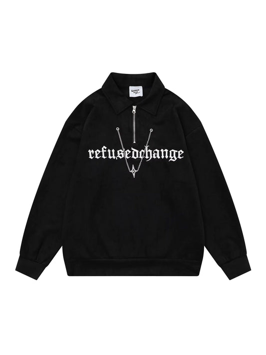 “Refused to Change” Gothic Zip Pullover