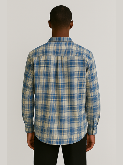 Vintage Oversized Plaid Shirt