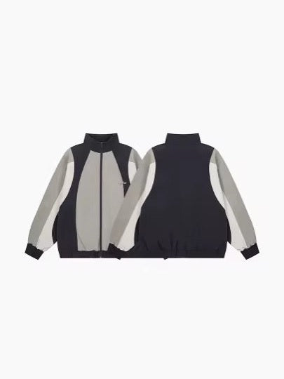 Retro Panel Windbreaker