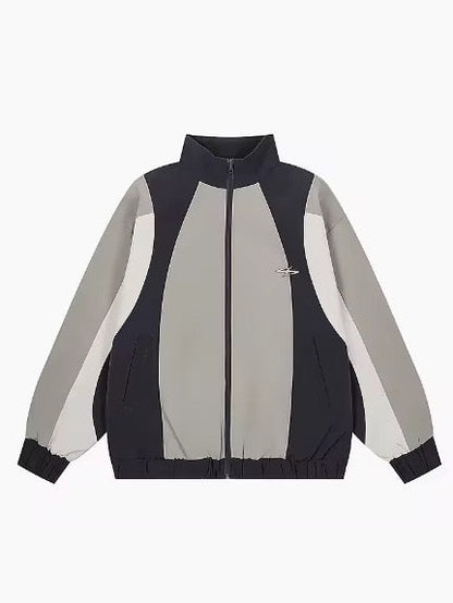 Retro Panel Windbreaker