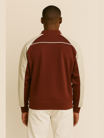 Retro Athletic Raglan Sweatshirt – Multi-Color Options