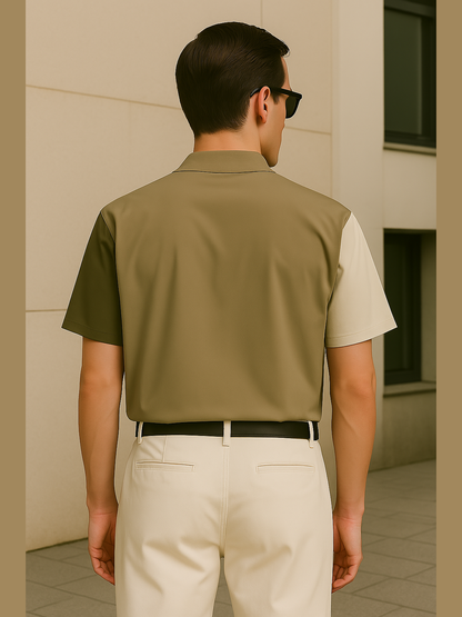 Contrast Panel Utility Polo