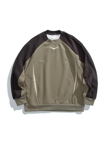 Retro Athletic Raglan Sweatshirt – Multi-Color Options