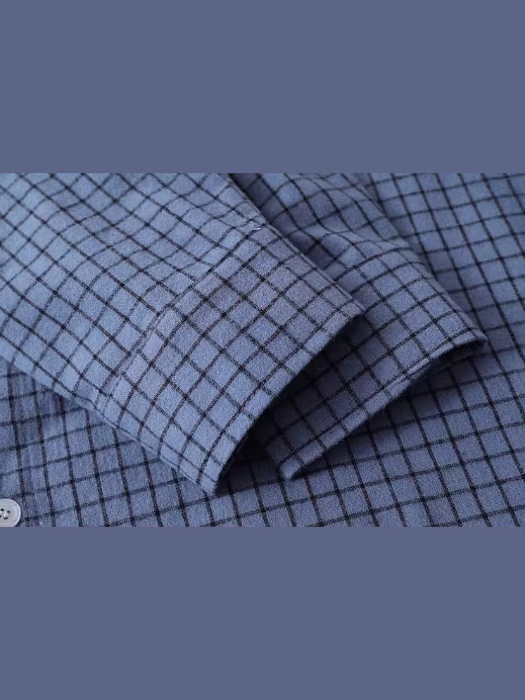 Check Grid Flannel Shirt